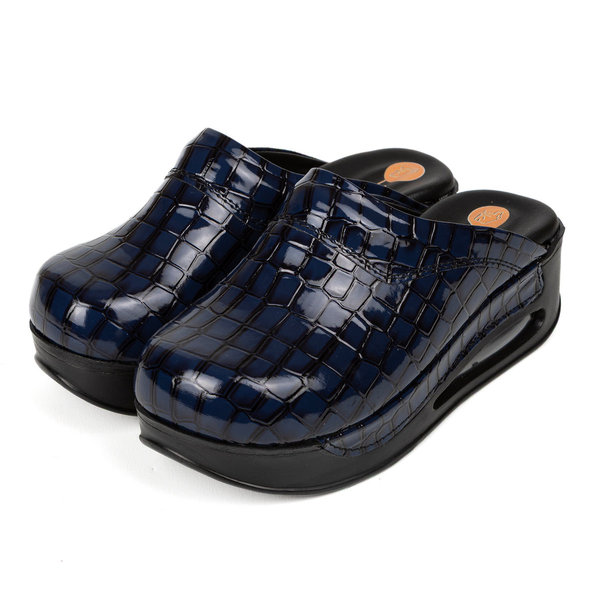 Croco Blue Black