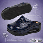Croco Blue Black