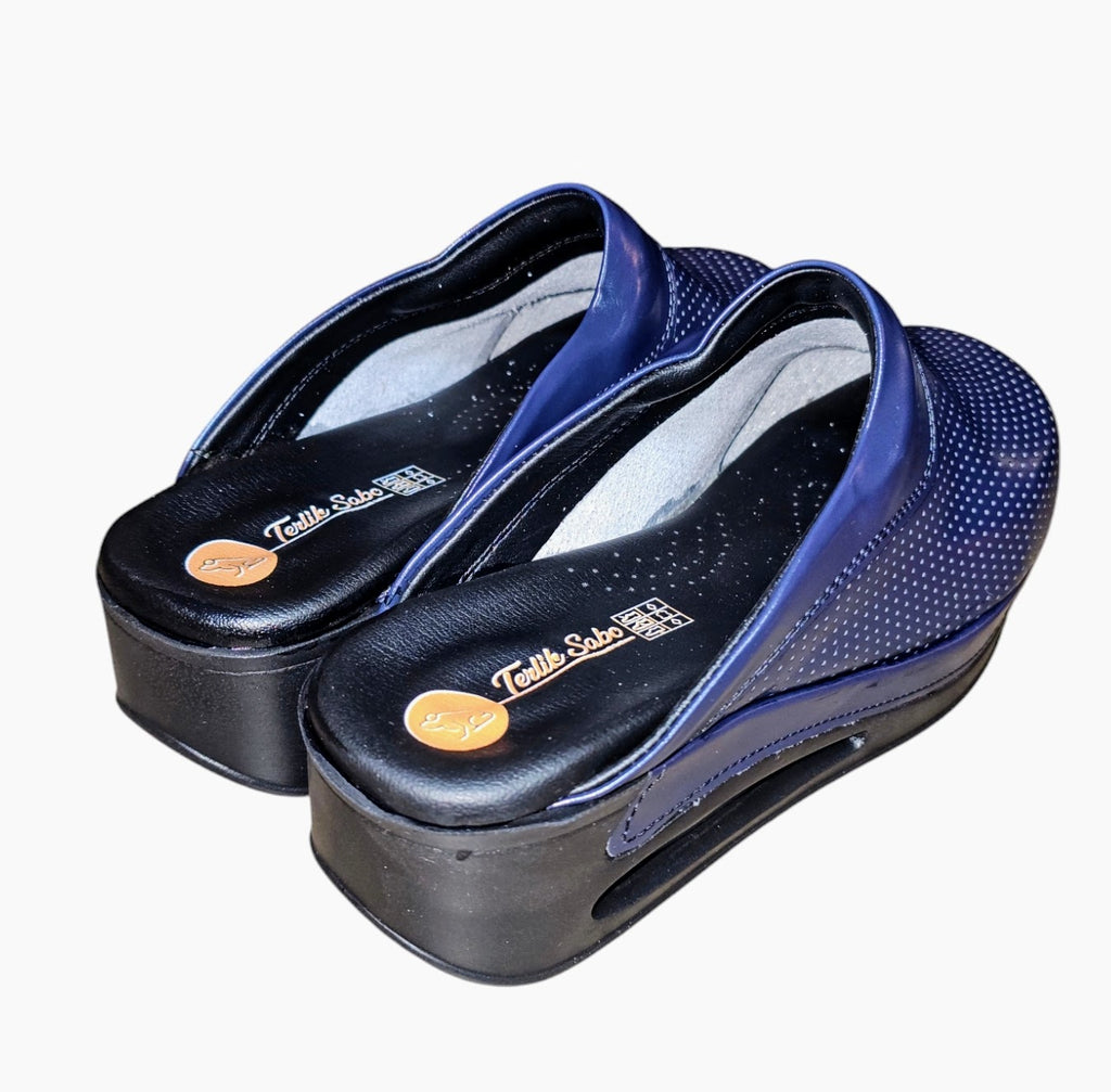Hole Blue Black