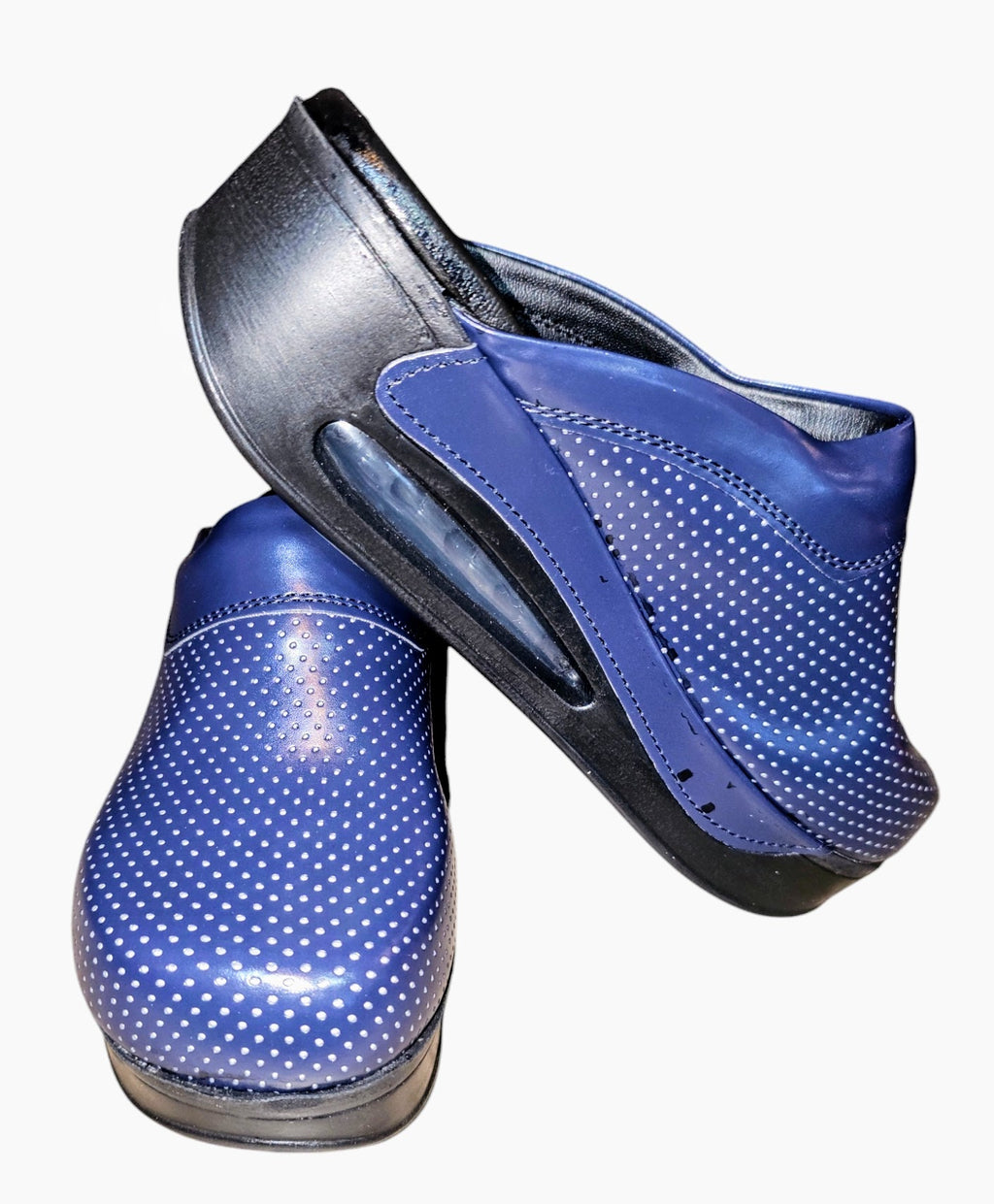 Hole Blue Black